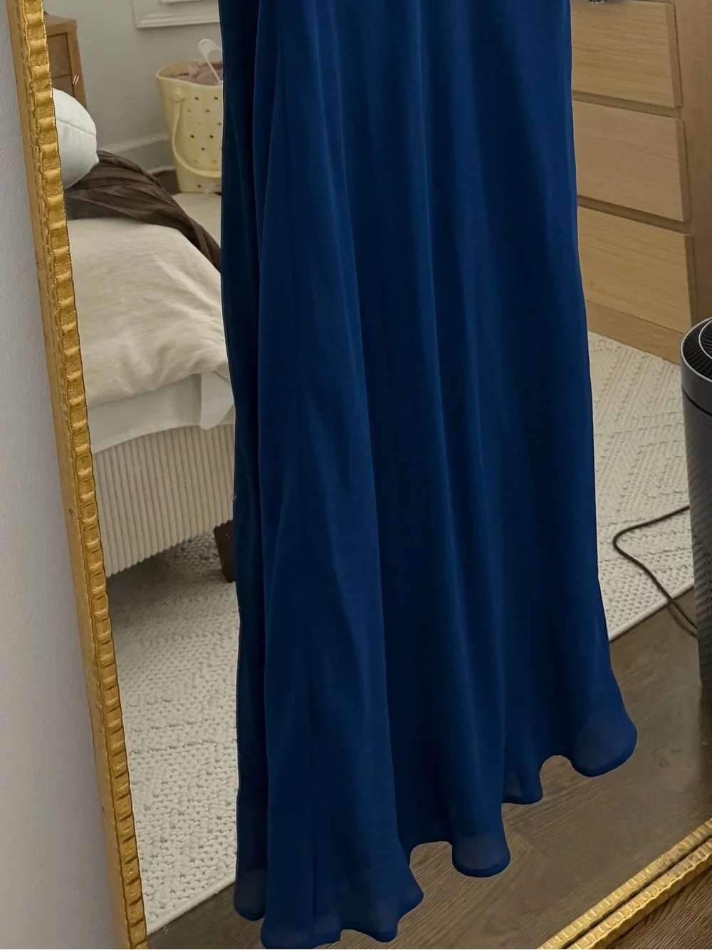 Abercrombie and Fitch Elegant Navy Blue Maxi Dress